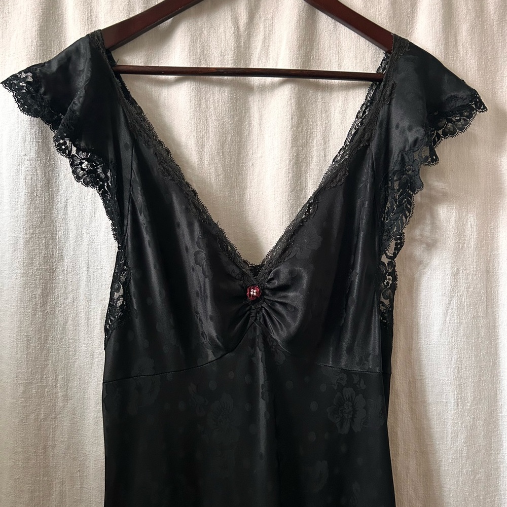 Christian Dior bias sleep gown with little cap sleeve Sz US 10